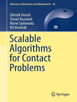 cover image of Scalable Algorithms for Contact Problems